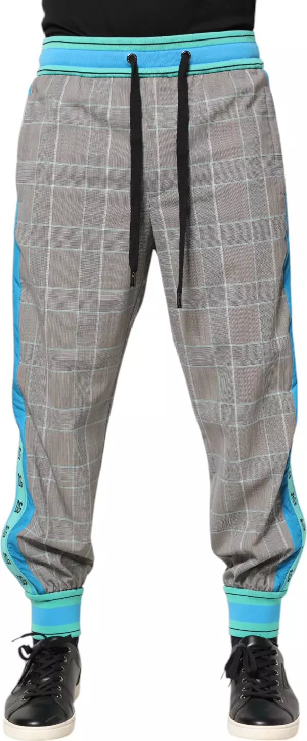 Multicolor Cotton Men Jogger Sweatpants Pants
