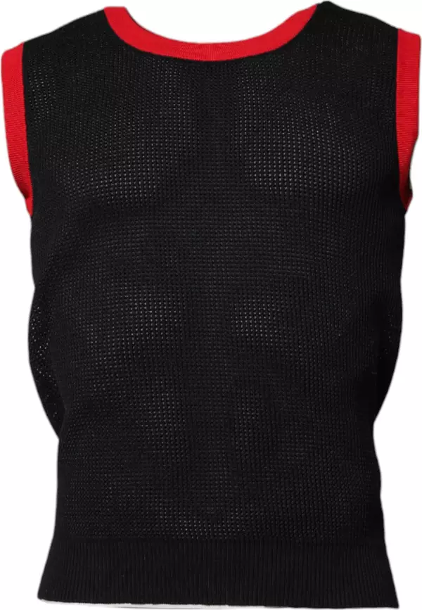 Black Cotton Slim Fit Round Neck T-shirt