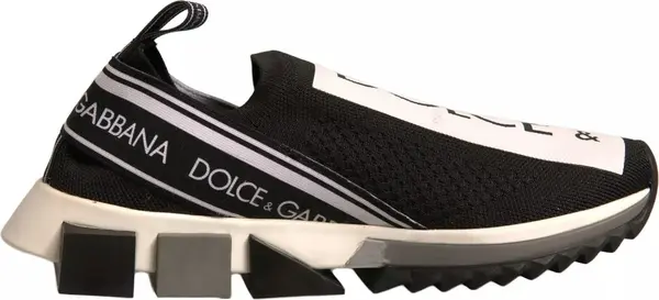 Black White Slip On Sorrento Sneakers Shoes