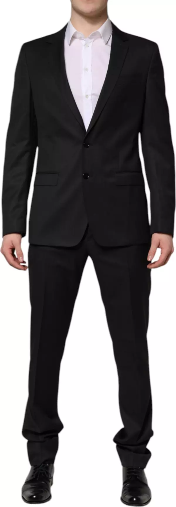 Dark Gray MARTINI 2 Pc Single Breasted Suit