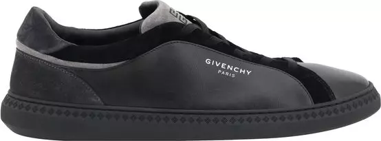 Black Leather G Set Sneakers