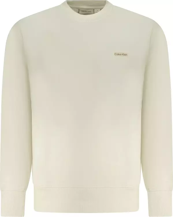 Beige Cotton Men's Sweatshirt