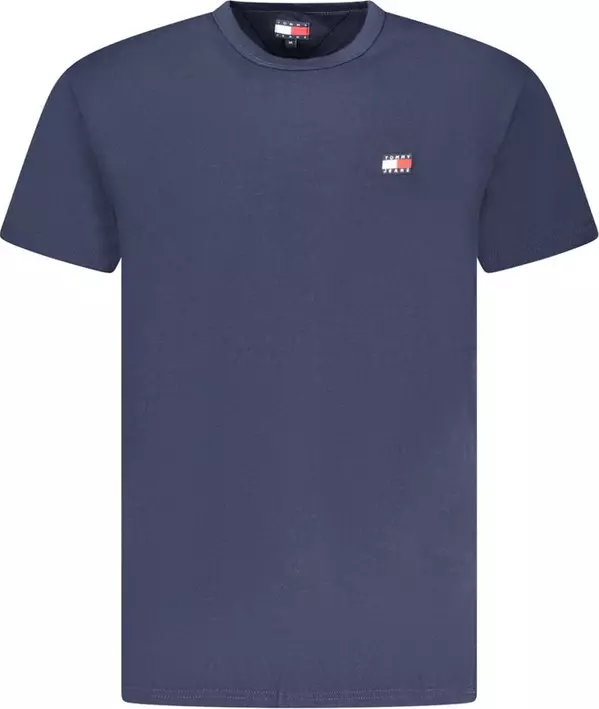 Blue Cotton Men's T-Shirt
