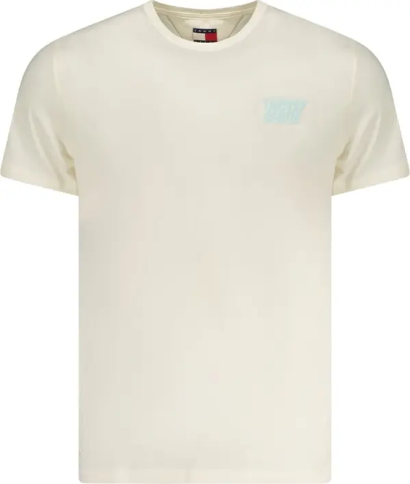 Beige Cotton Men T-Shirt