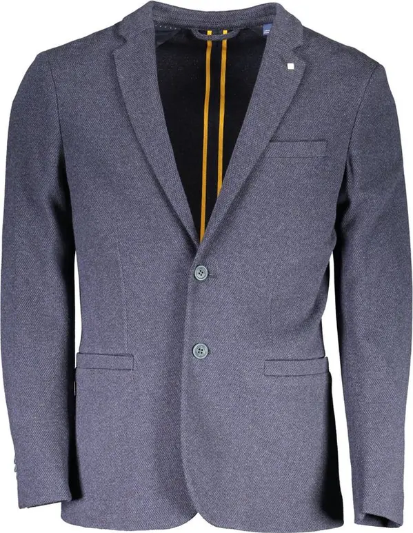 Blue Cotton Blazer Jacket