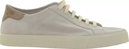 Cream White Leather Sneakers