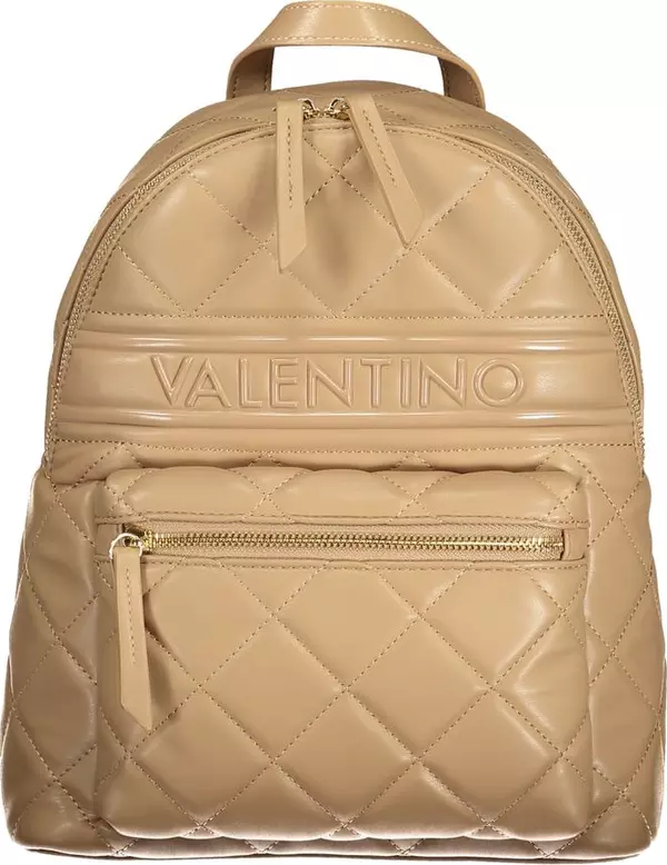 Beige Poliuretano Womens Backpack
