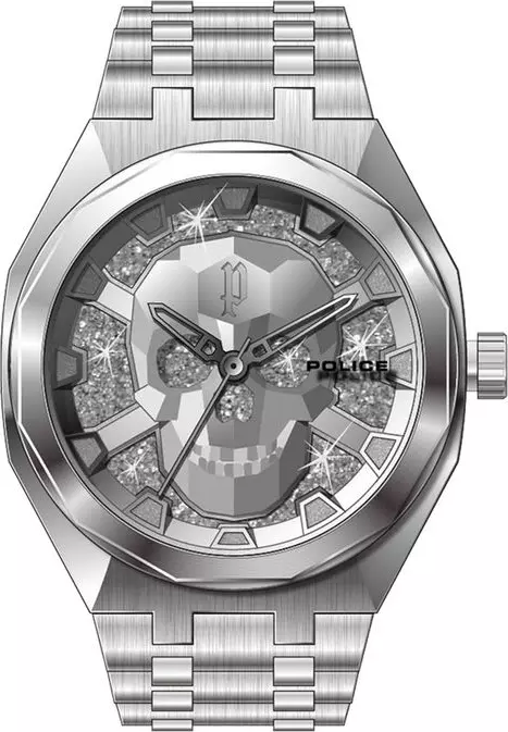 Silver Stainless Steel Dress Watch