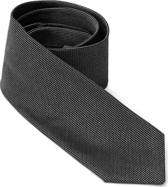 Gray Silk Tie