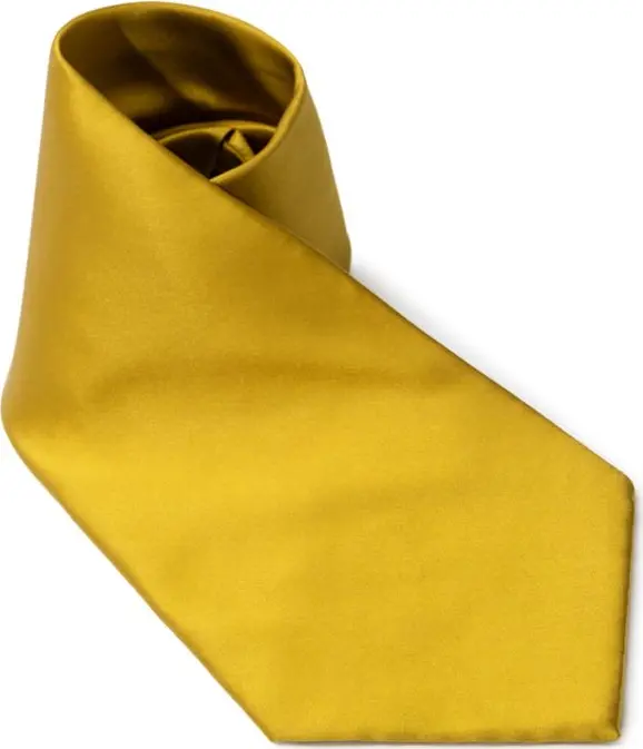 Yellow Silk Tie