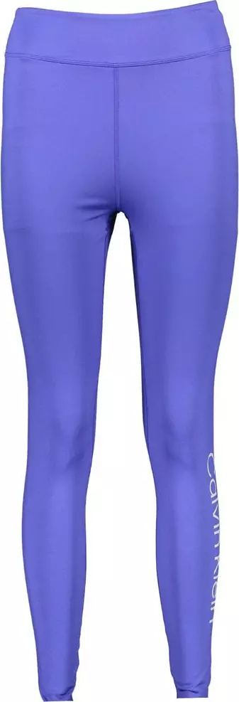 Blu Poliestere Woman Legging