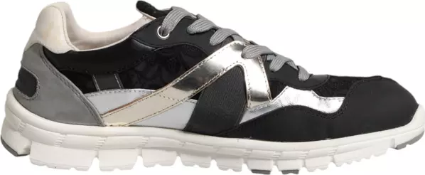 Multicolor Leather Suede Low Top Sneaker Shoes