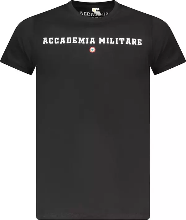 Black Cotton Men's T-Shirt