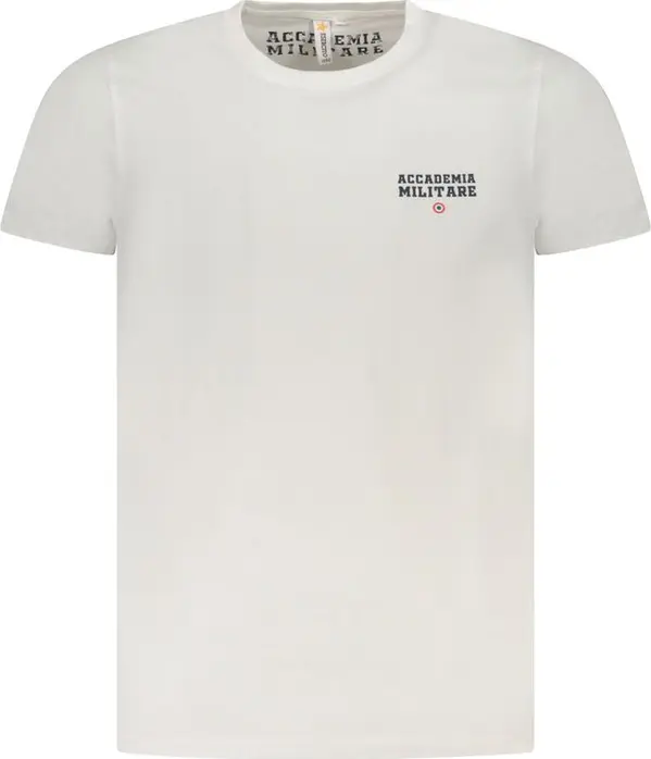 White Cotton Men's T-Shirt