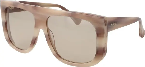 Beige Acetate Sunglasses