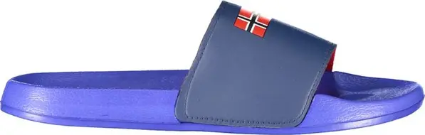 Blue Plastic Men Slipper