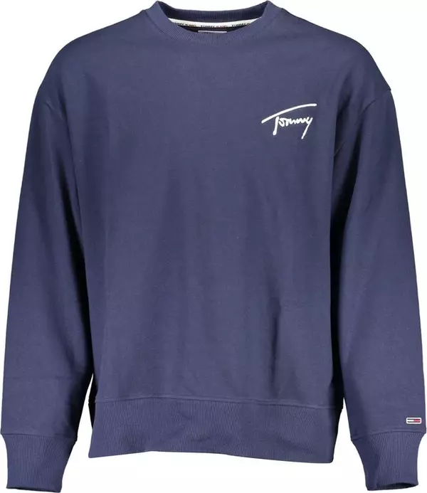 Blue Cotton Men's Sweatshirt