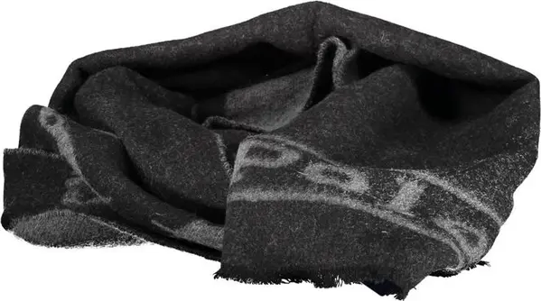 Nero Lana Uomo Scarf