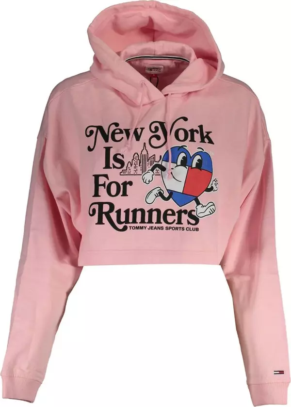 Pink Cotton Women Sweater
