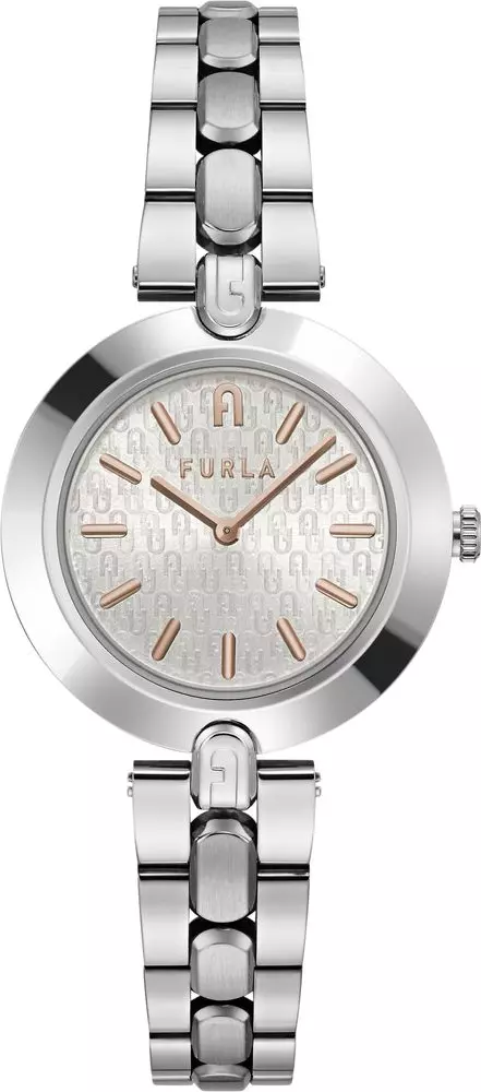 Gray Stainless Steel Dress Watch