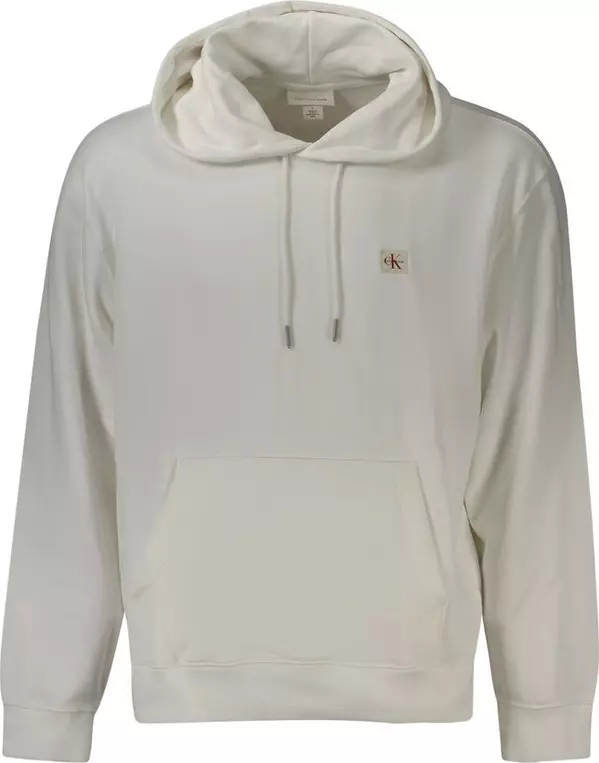 White Cotton Men's Sweatshirt