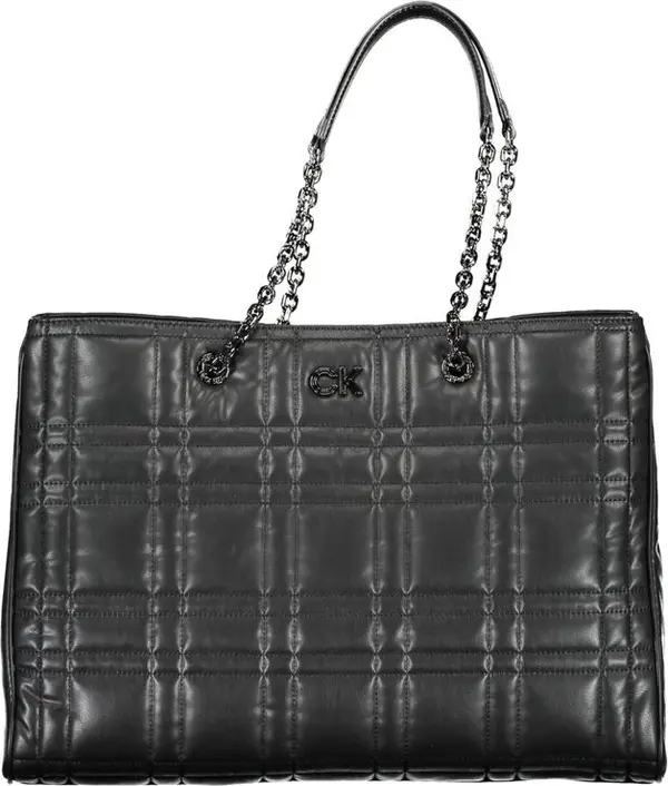 Nero Polyester Woman Handbag