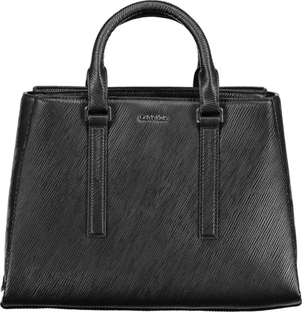 Nero Poliestere Women Handbag