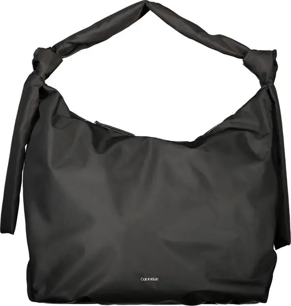 Black Polyester Women's Shoulder Bag