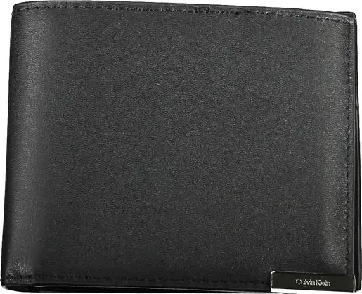 Nero Poliuretano Uomo Wallet