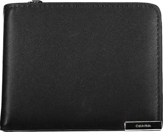 Nero Poliuretano Men Wallet