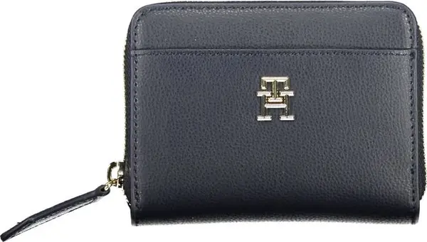 Blue Polyester Women Wallet