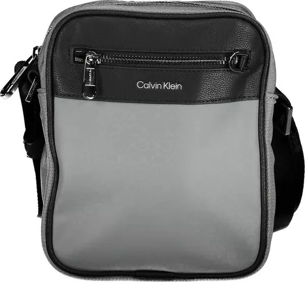 Grigio Polyester Men Shoulder Bag