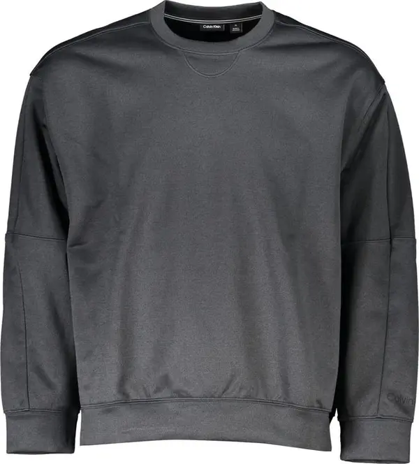 Black Polyester Men Sweater