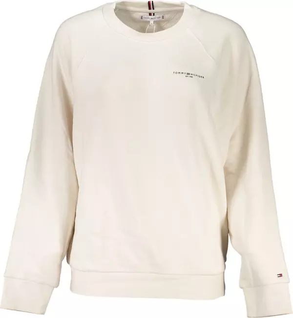 Beige Cotton Women's Sweatshirt