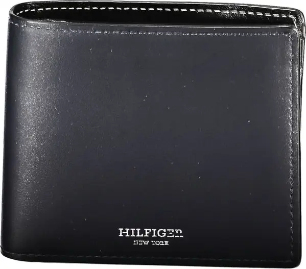 Blue Leather Men Wallet