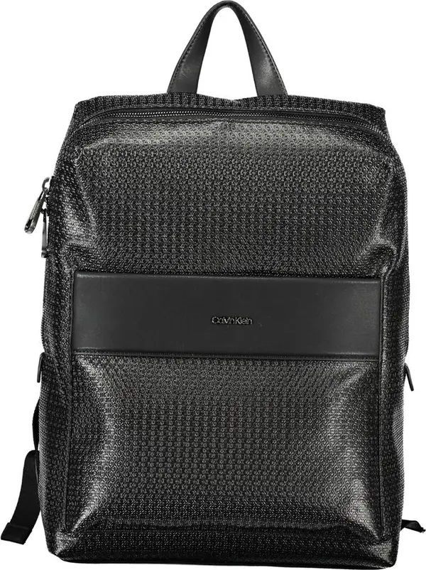 Nero Polyester Men's Backpack