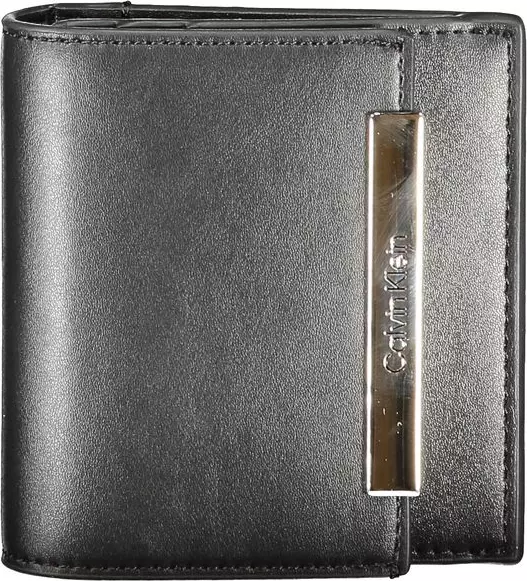 Black Polyurethane Women Wallet