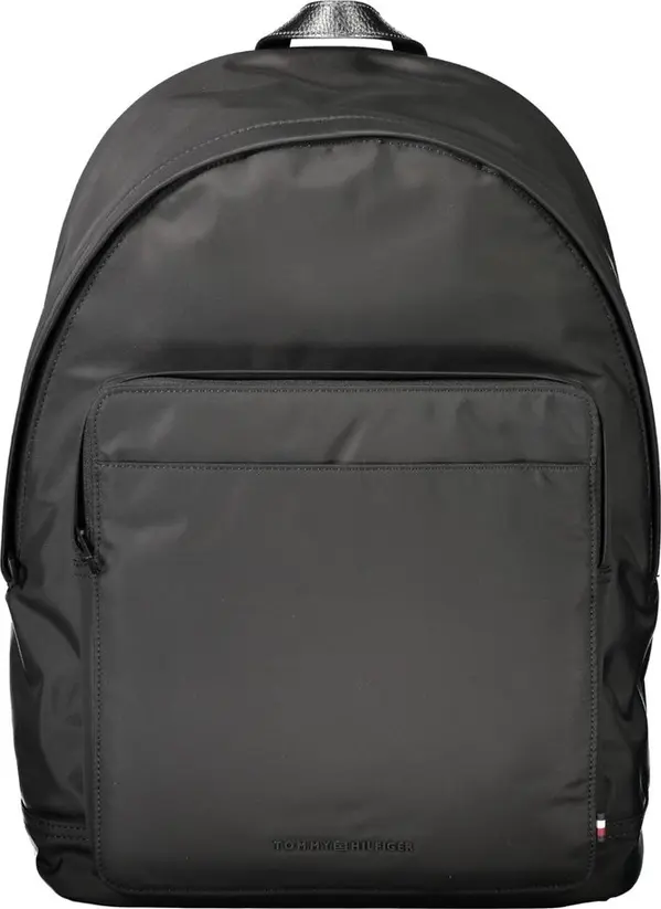 Nero Polyester Men Backpack