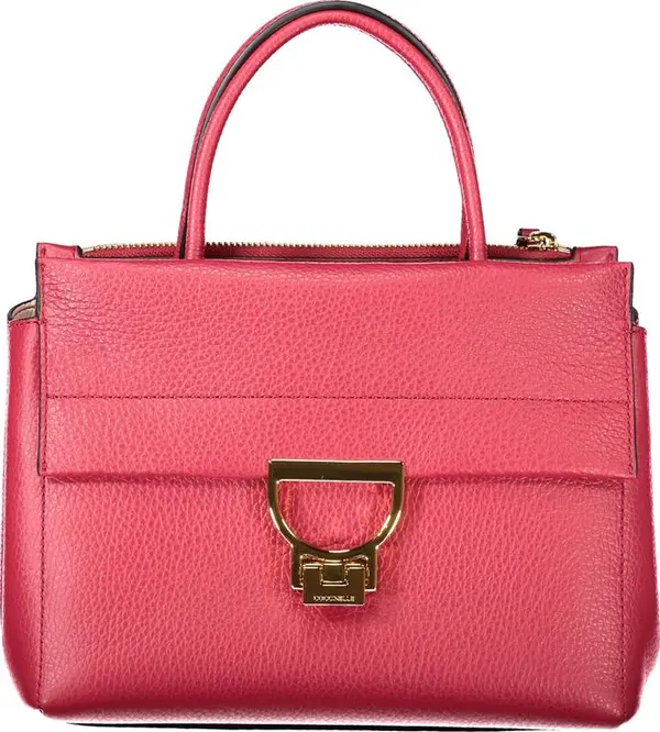 Red Leather Women Handbag