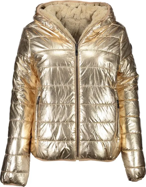 Gold Nylon Women's Jacket