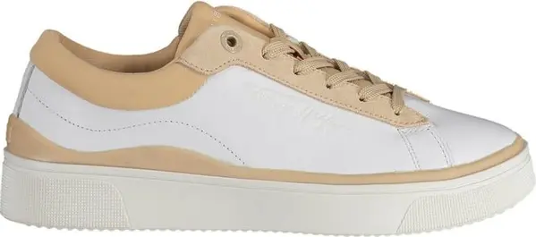 Bianco Polyester Women Sneaker