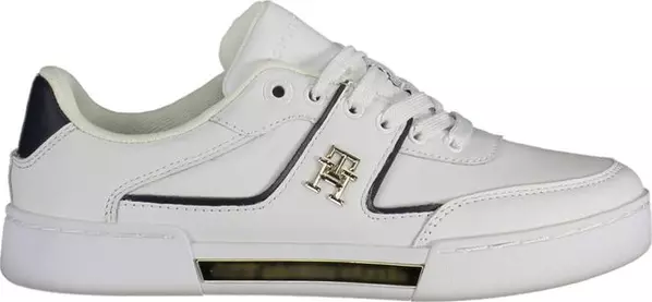 White Leather Women Sneaker