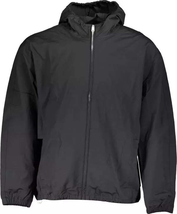 Black Cotton Men's Jacket