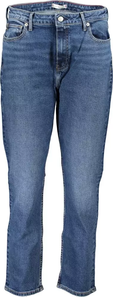 Blue Cotton Women Jeans