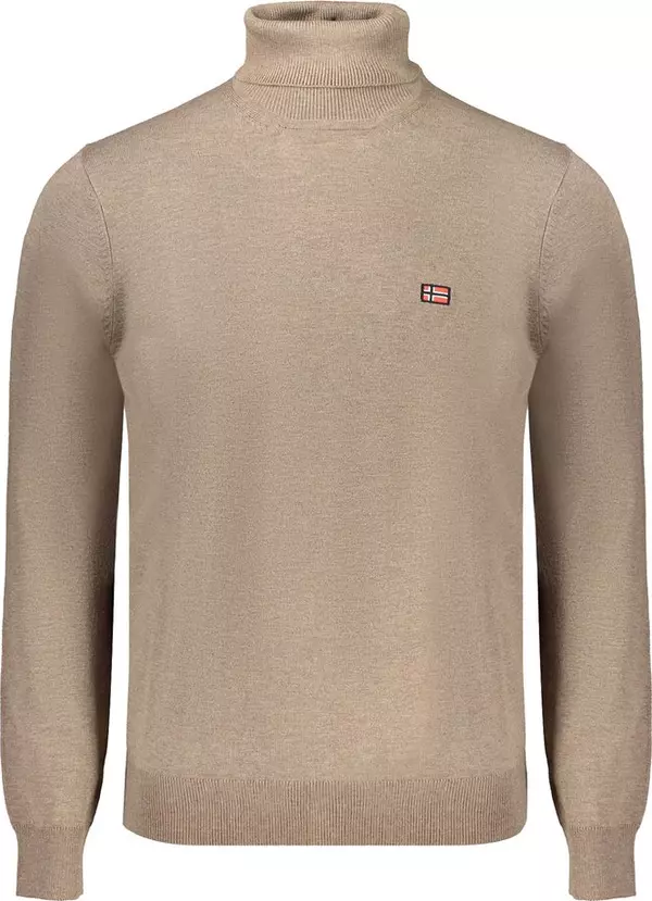 Marrone Poliammide Men Sweater