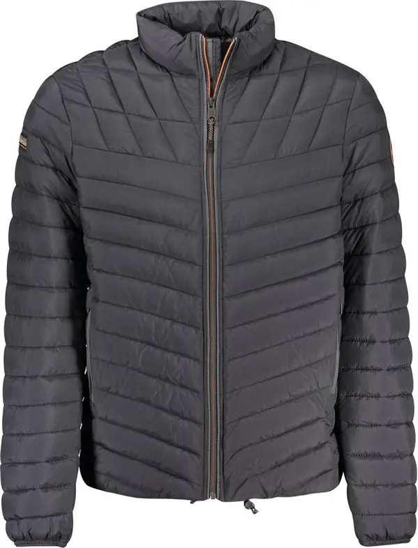 Black Polyamide Men's Jacket