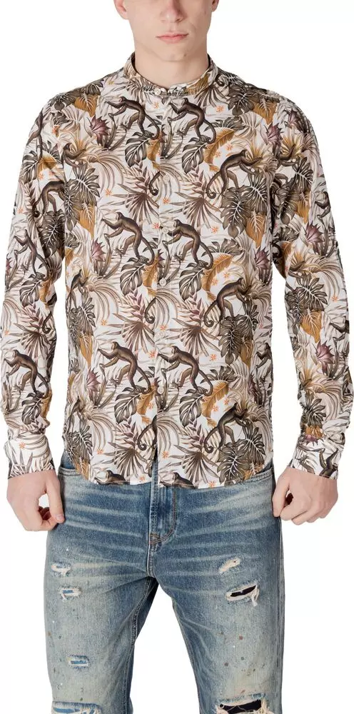 Multicolor Cotton Pattern Shirt