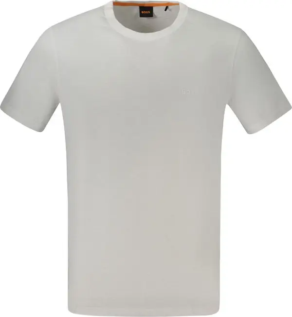 White Cotton Mens T-Shirt