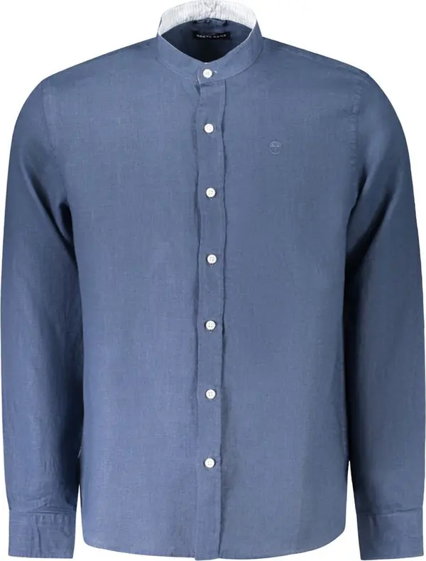 Blu Linen Men Shirt
