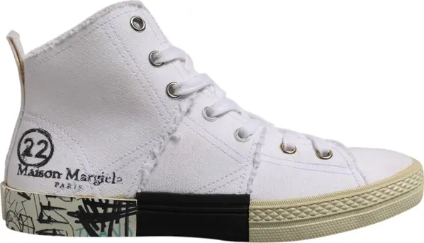 White Lace Up Mid Top Women Sneakers Shoes
